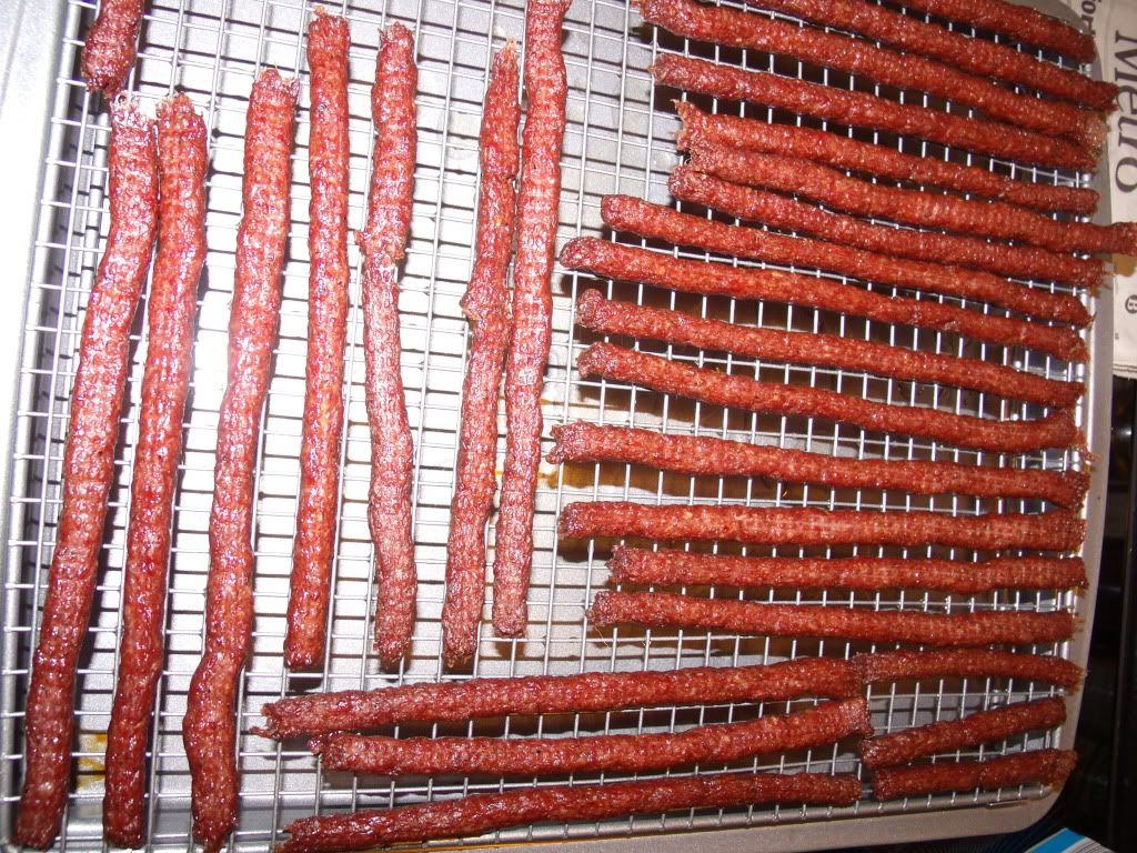 First try at pepperoni sticks